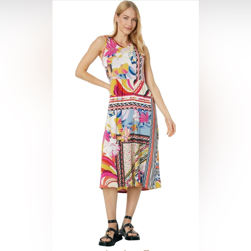 Johnny Was Rachel May Easy Fit Tank Bamboo Dress size Medium